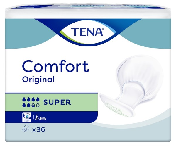 Tena Comfort Original Super - saugfähige Inkontinenzvorlagen.