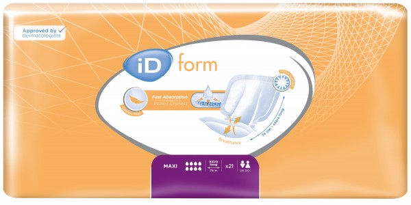 iD Expert Form Maxi Inkontinenz-Vorlagen von Ontex.