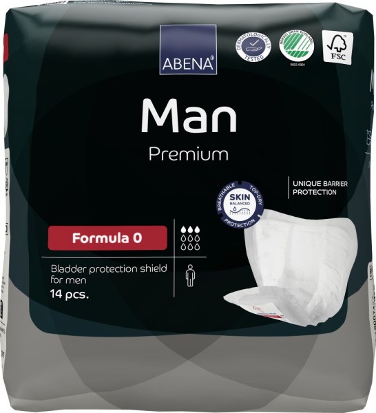 Abena Man Formula 0, Premium - Inkontinenz-Einlagen für Männer.