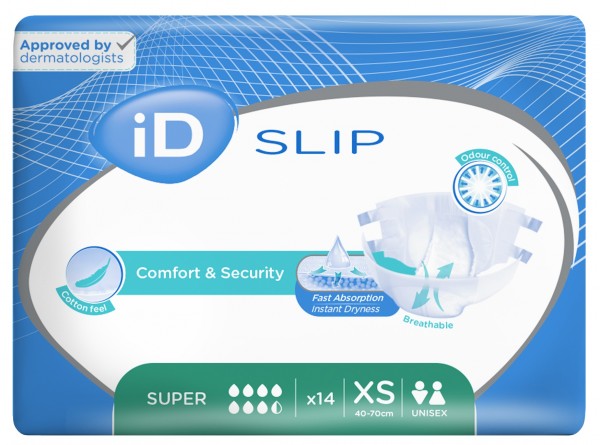 ID Expert Slip Super - Gr. X-Small - Ontex Windelhosen für Erwachsene.