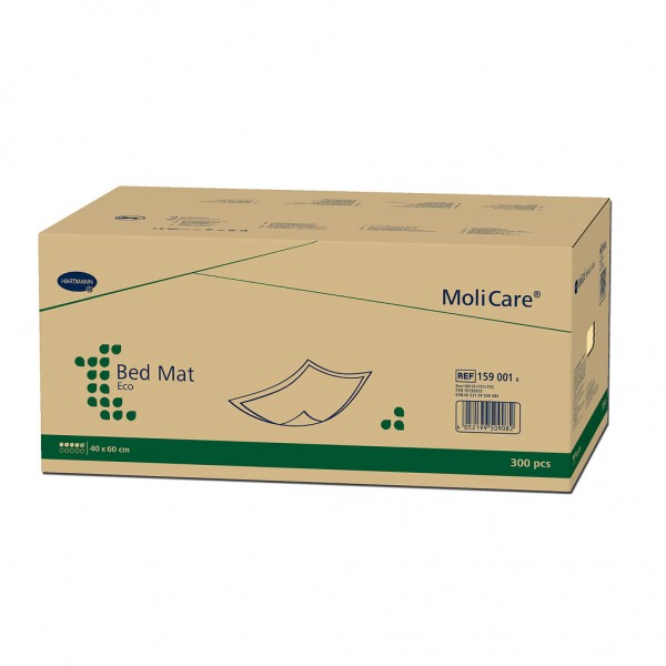 Paul Hartmann MoliCare® Bed Mat Eco 5 Tropfen - 40x60 cm - Krankenunterlagen und Inkontinenzunterlagen.