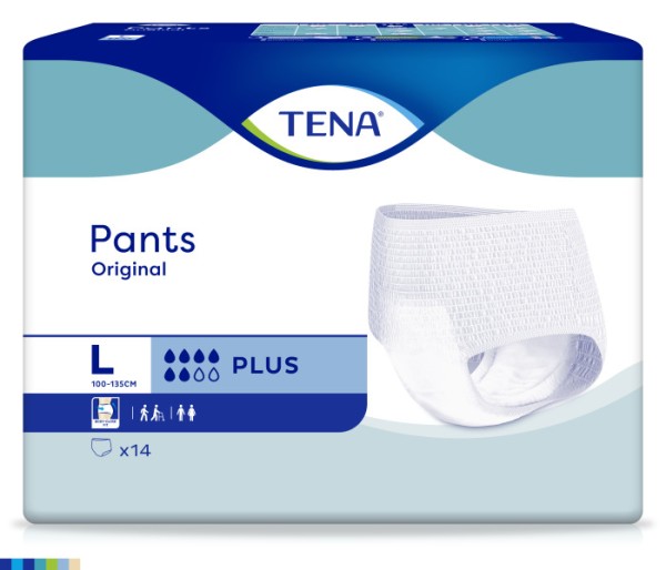 Tena Pants Original Plus Large - Inkontinenz & Blasenschwäche. Essity Germany GmbH.
