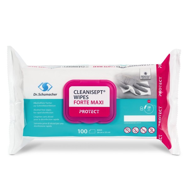 CLEANISEPT® WIPES FORTE MAXI - Schnelldesinfektion.