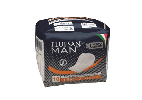 Flufsan Man - Level 2 - Inkontinenz beim Mann - WILOGIS Hygieneprodukte.