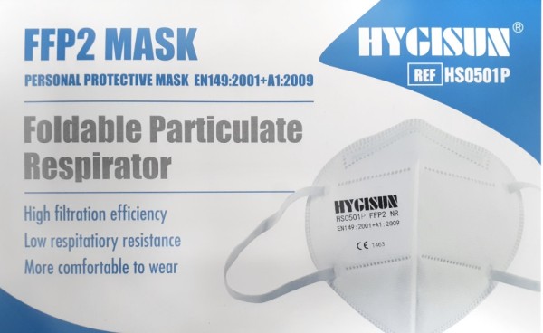HYGISUN Partikelfilter-Halbmaske - FFP2 Atemschutzmaske