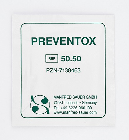 Manfred Sauer Preventox Klebeverstärkungsmittel für Urinalkondome & Kondomurinale.