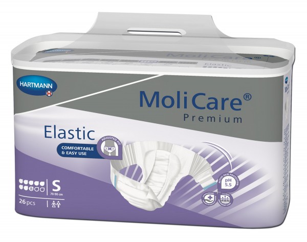 MoliCare Premium Elastic Small 8 Tropfen. Bei Inkontinenz und Blasenschwäche.