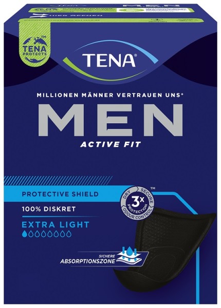 Tena Men Active Fit Level 0 - bei Inkontinenz und Blasenschwäche bei Männern.