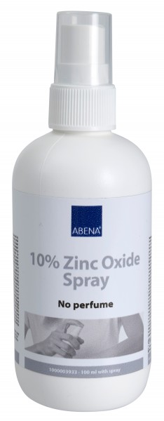 Abena Zinkspray - 100 ml - ohne Farbstoff und Parfüm, 10% Zinkoxid