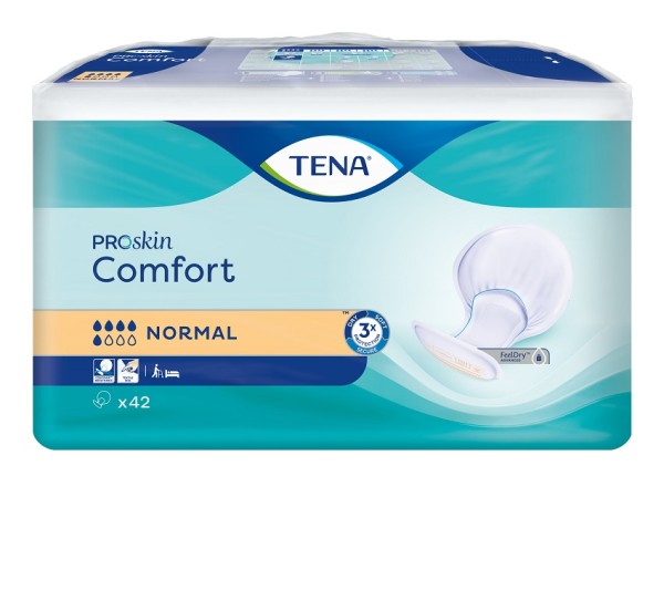 TENA Comfort Normal - Inkontinenzprodukte mit maximalem Auslaufschutz.