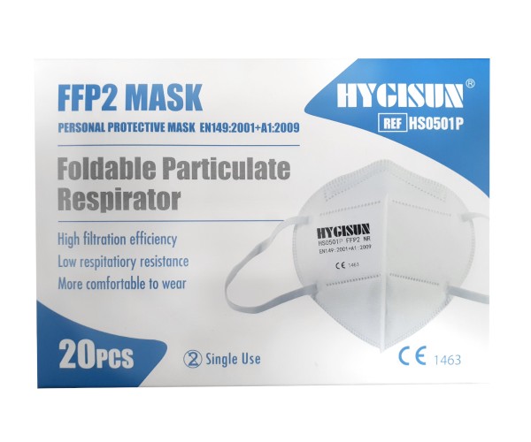 HYGISUN Partikelfilter-Halbmaske - FFP2 Atemschutzmaske.