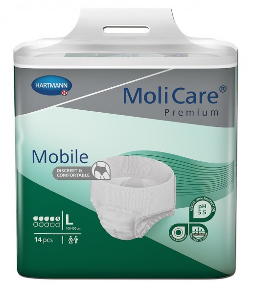 MoliCare® Premium Mobile 5 Tropfen - Large - Windelhosen bei Harn- und Stuhlinkontinenz
