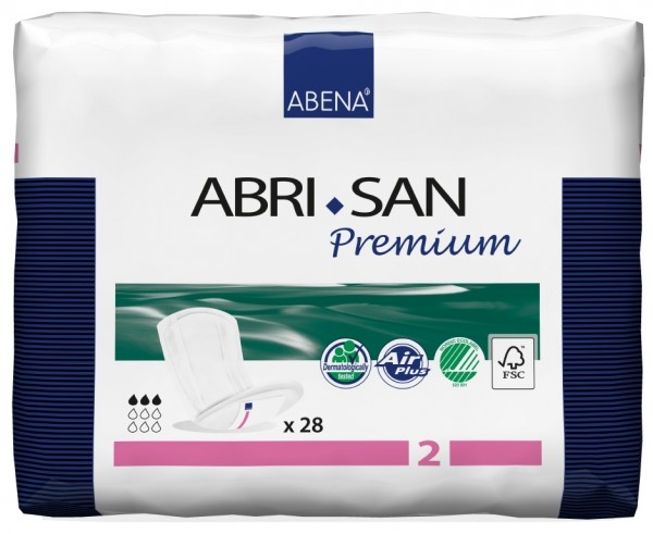 Abena Abri-San Premium Nr. 2 - Inkontinenzeinlagen bei Blasenschwäche.