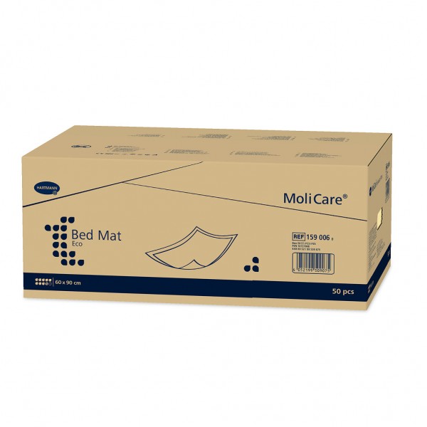 Paul Hartmann MoliCare® Bed Mat Eco 9 Tropfen - 60x90 cm - Krankenunterlagen und Inkontinenzunterlagen
