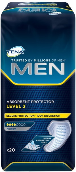 TENA Men Level 2 - Inkontinenzeinlagen für Männer.
