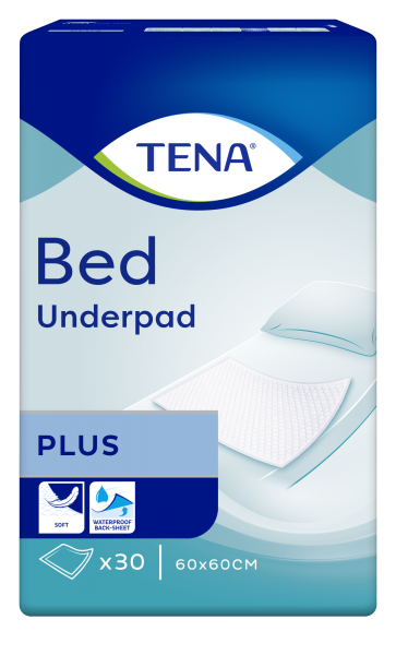 Tena Bed Plus 60 x 60 cm - Krankenunterlagen & Inkontinenzunterlagen.