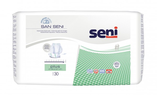 San Seni Plus - Inkontinenzvorlagen bei Inkontinenz und Blasenschwäche.