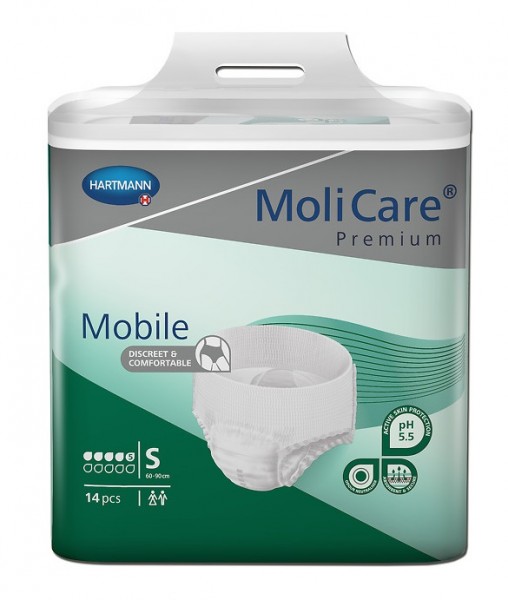 MoliCare Premium Mobile 5 Tropfen - Small - Inkontinenz-Pants und Windeln von Paul Hartmann.