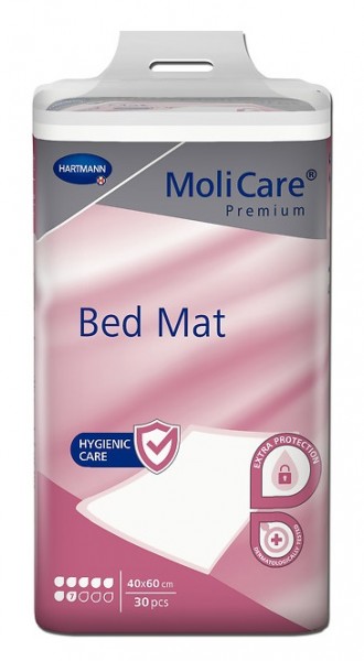 MoliCare® Premium Bed Mat - 40x60 cm - 7 Tropfen - Krankenunterlagen und Inkontinenzunterlagen.