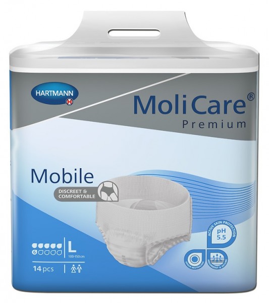 MoliCare® Premium Mobile 6 Tropfen - Large - Inkontinenzunterhosen von Paul Hartmann.