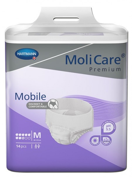 MoliCare® Premium Mobile 8 Tropfen Medium - Windelhosen & Inkontinenzhosen von Paul Hartmann.