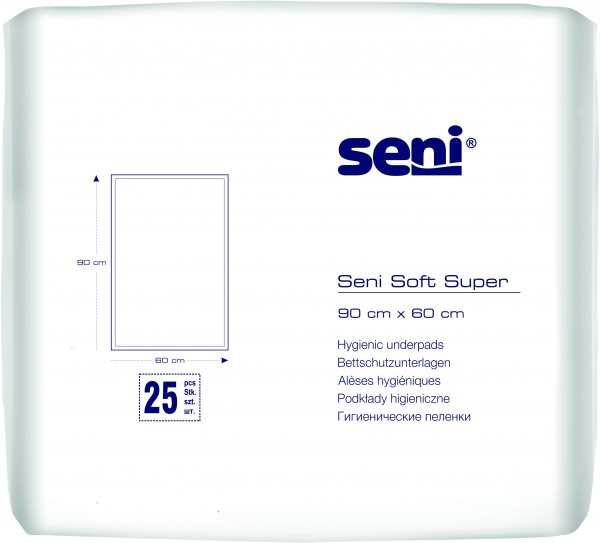 Seni Soft Super 90x60 cm Bettschutzunterlagen von TZMO.