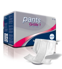 Param Premium Slips Gr. 1 Nacht Small - Windelhosen und Inkontinenzhosen bei Blasenschwäche