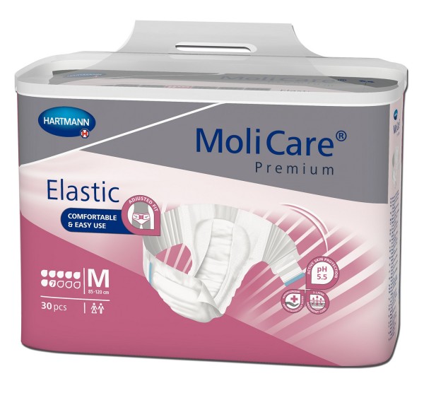MoliCare Premium Elastic Medium 7 Tropfen. Bei Inkontinenz und Blasenschwäche.