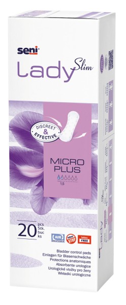 Seni Lady Slim Micro Plus - Inkontinenzeinlagen bei Blasenschwäche.