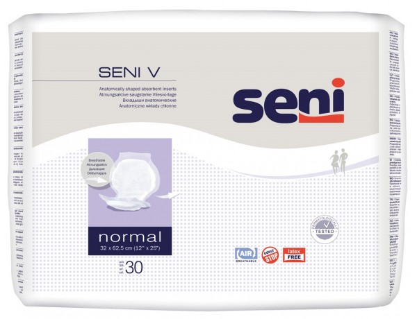 San Seni Vlies Normal - Inkontinenzvorlagen bei Inkontinenz und Blasenschwäche.