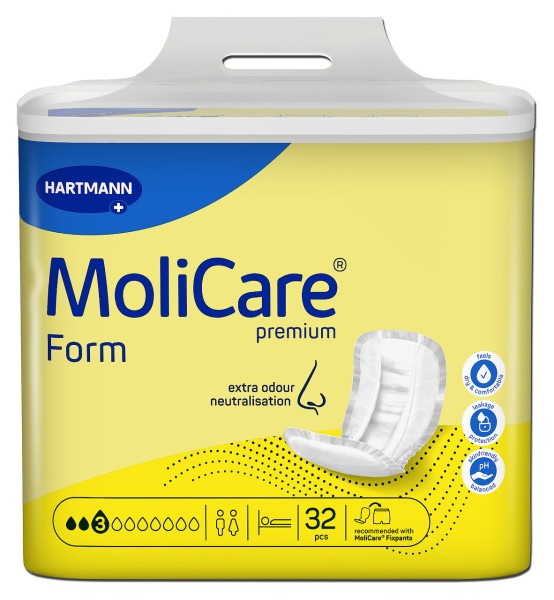 MoliCare® Premium Form 3 Tropfen - Inkontinenzvorlagen von Paul Hartmann.