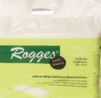 Rogges Saugeinlagen, 20 gr - 11x34 cm