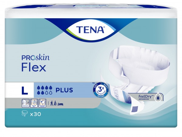 TENA Flex Plus Large - Inkontinenzslips & Windelhosen.