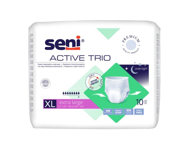 Seni Active Trio X-Large - Inkontinenzslips bei schwerer Inkontinenz & Blasenschwäche.