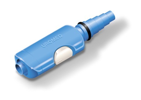 UROMED Katheterventil Compact zur Steuerung der Harnblasenentleerung.