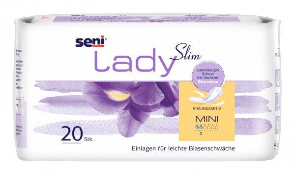 Seni Lady Slim Mini - Inkontinenzeinlagen bei Blasenschwäche.