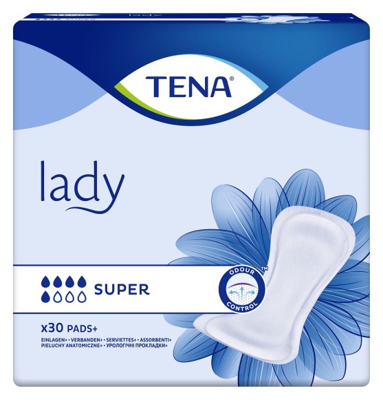 Tena Lady Super - Inkontinenzeinlagen für Frauen mit sensibler Blase.