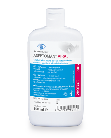 ASEPTOMAN® VIRAL - Händedesinfektionsmittel - 150 ml.