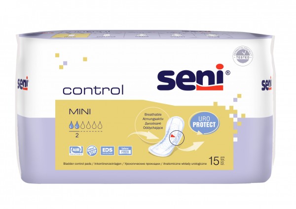 Seni Control Mini - Inkontinenzeinlagen bei Blasenschwäche.