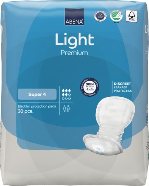 Abena Light Super 4 Premium - Inkontinenzeinlagen bei Blasenschwäche.