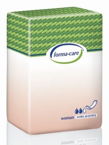Forma-Care woman extra sind saugstarke Inkontinenzeinlagen.