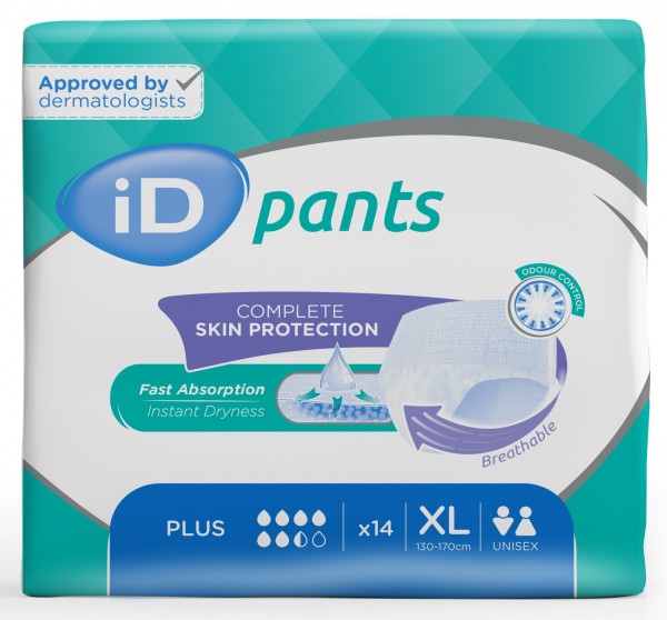 iD Pants Plus Extra Large - Ontex Windelhosen und Einweghosen.