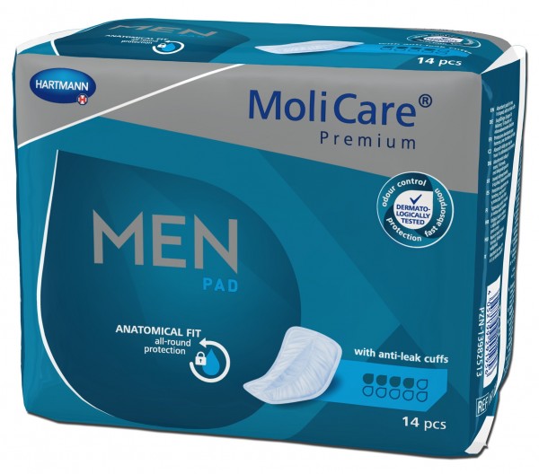 MoliCare Premium MEN PAD - 4 Tropfen - Slipeinlagen & Saugeinlagen.