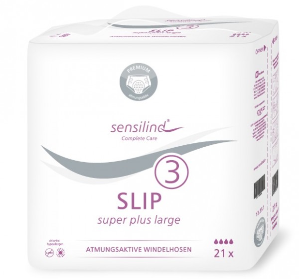 Sensilind Slip Super Plus 3 Large - Ontex Windelhosen für Erwachsene.