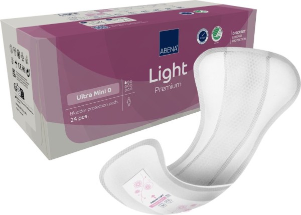 Abena Light Ultra Mini 0 Premium - Inkontinenzeinlagen bei Blasenschwäche.