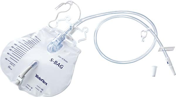Teleflex Medical Service S-Bag Urindrainagesystem. Urin-Nachtbeutel - Urin-Bettbeutel.