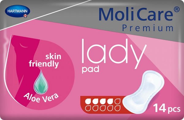 MoliCare Premium lady pad 4 Tropfen - Inkontinenzeinlagen von Paul Hartmann.