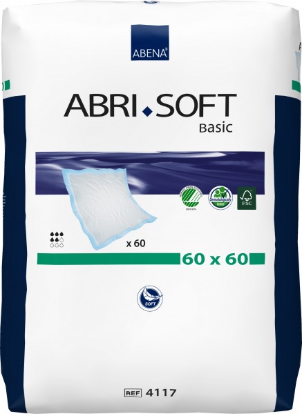Abena Abri-Soft Basic Krankenunterlagen - 60 x 60 cm