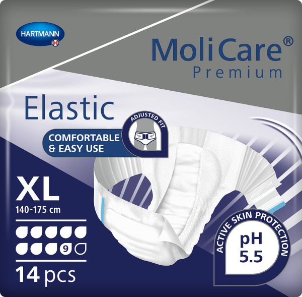 MoliCare Premium Elastic X-Large 9 Tropfen - Harndrang & Blasenschwäche: