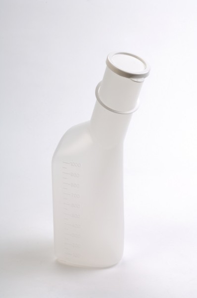 Urinflasche für Männer, milchig - 1 Liter - PZN 11055984